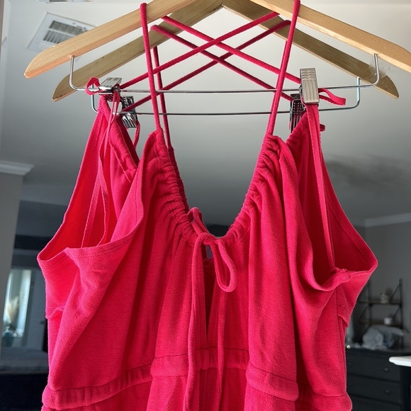 NWT Anthropologie Daily Practice Jumpsuit Romper romantic Beach Summer Spring - Picture 6 of 8